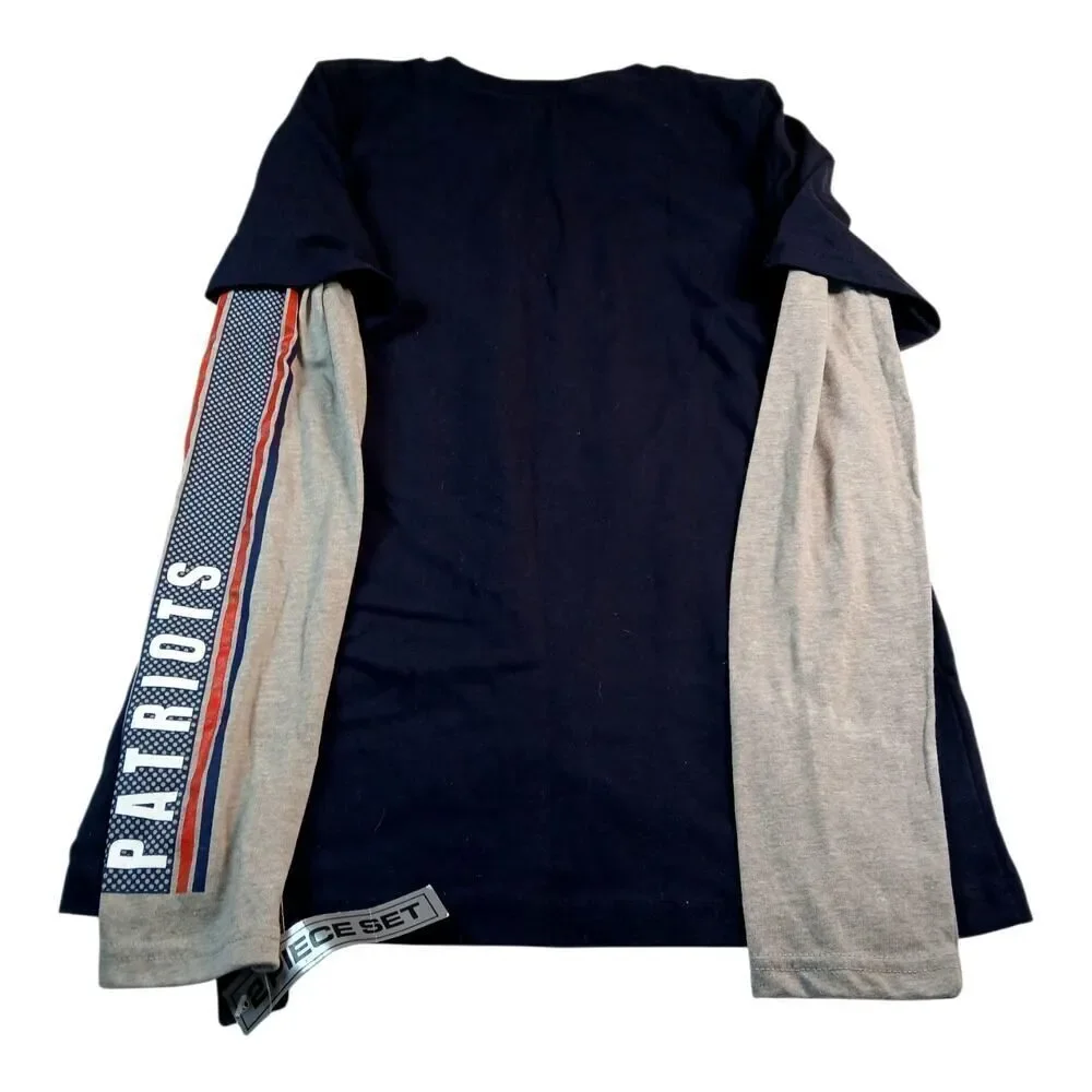 New England Patriots Boys' New w/Tags 2-Piece Shirt Set - Large (14/16)